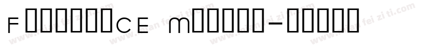 FormataCE Medium字体转换